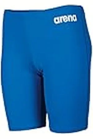 Arena Solid Team Junior Bañador para Niños, Bañador Jammer de Secado Rápido, Tejido MaxLife Eco, Resistente al Cloro y Protección UV 50