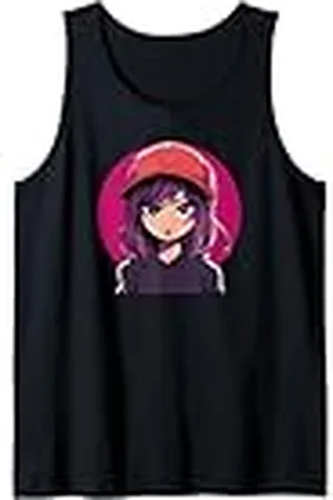 Curlyfox Design Animegirl Anime Manga Girl Beauty 26 Camiseta sin Mangas