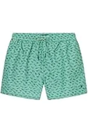 Springfield SPRINGFILED Bañador Estampado Peces, Bañador para Hombre Hombre, Green, M