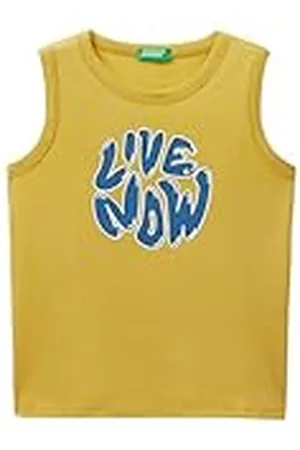 Benetton Camiseta de Tirantes 3i1xgh00u, , 104 cm para Niños