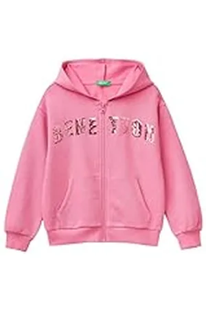 Benetton Chaqueta C/CAPP M/L 39m2c504f Suéter cárdigan, , 150 cm Niñas y niñas