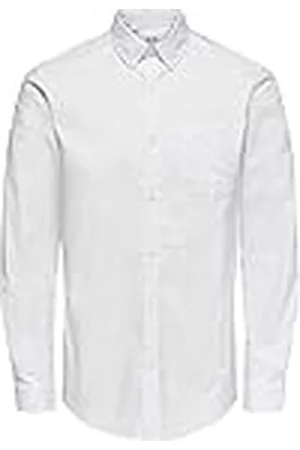 Only & Sons Onsneil Life LS Organic Oxford Shirtnoos Camisa, , XS para Hombre