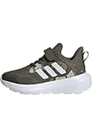 adidas Fortarun 3.0 Shoes Children, Zapatillas para Correr, Olive/Cloud White/Shadow Olive, 30.5 EU