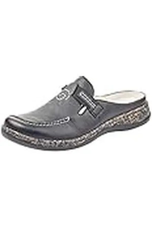 Rieker 46393, Zuecos Mujer, Black, 36 EU