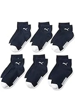 PUMA CLSSC Sock, Azul (New Navy/White), 19-22 (Pack de 6) Unisex Bebé