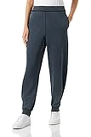 Benetton Pantalone 3em5df00l, Negro 700, L para Mujer