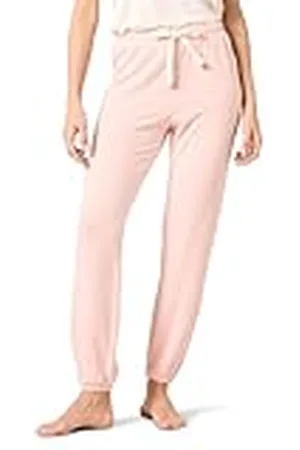 Amazon Pantalón de Pijama Tipo Jogger de Tejido de Rizo Ligero para Estar en Casa Mujer, , L