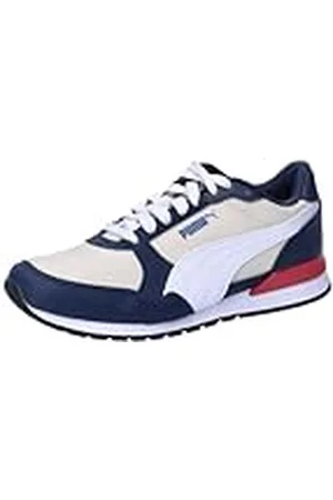 PUMA ST Runner v3 NL Jr, Sneaker, Sugared Almond White-Club Navy-Club Red-Cobalt Glaze, 37.5 EU