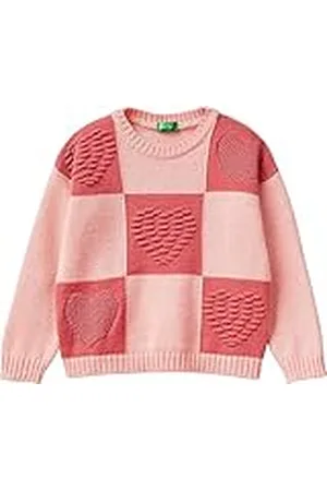 Benetton Camiseta G/C M/L 1076h1018 Suéter, , 5 años Niñas y niñas