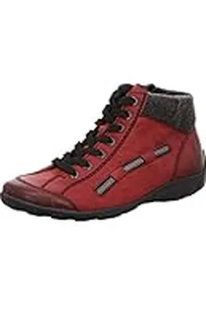 Rieker L6543, Zapatillas Altas Mujer, Rojo (Wine/Anthrazit), 40 EU