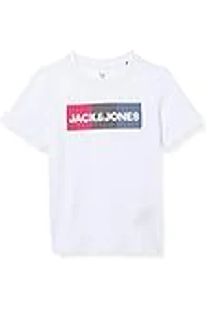 JACK & JONES Jjecorp Logo tee S Crew Neck Noos Jr Camiseta, , 140 para Niños