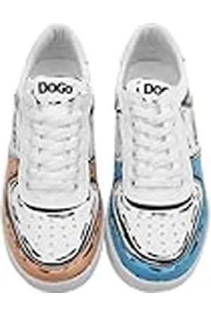 Dogo Dice Sneakers, Zapatilla de Deporte Mujer, Blanc, 40 EU