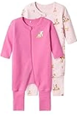 NAME IT NBFNIGHTSUIT 2P Zip FF Bambi Noos Fútbol, , 80 (Pack de 2) bebita