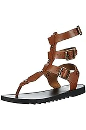 Pieces® Sandalias de Piel Psjulia Gognac, Romanas Mujer, , 37 EU