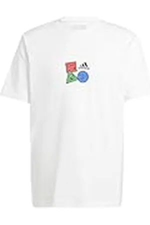 adidas Hombre Positivity Shapes Graphic tee, White, S