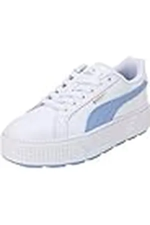 PUMA Karmen L, Zapatillas Mujer, White Blissful Blue, 42.5 EU