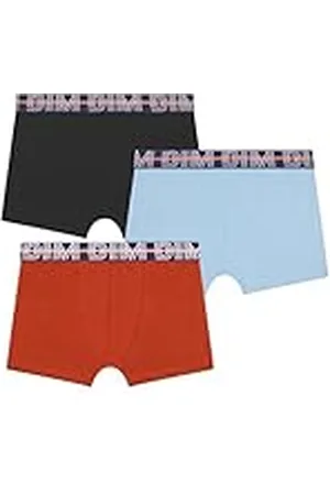 Dim Eco Coton Stretch Garçon X3 Boxer Briefs, , 16 años para Niños