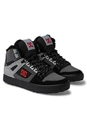 Dcshoes Pure High Top WC WNT, Zapatillas Hombre, Gris, Negro, Rojo, 41 EU
