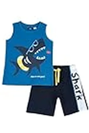 chicco Conjunto Niño con Camiseta sin Mangas y Pantalones Cortos en Tejido Suave, Designed in Italy, Ropa Bebé 0-24