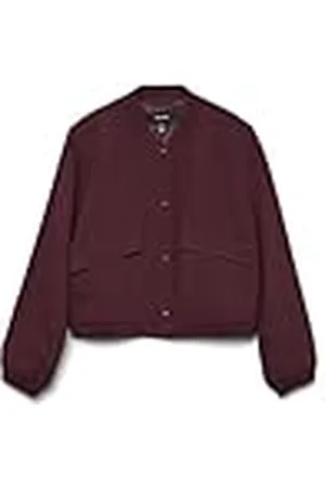 VERO MODA Vmamala Short Jacket Noos Chaqueta, Winetasting, XS Mujeres