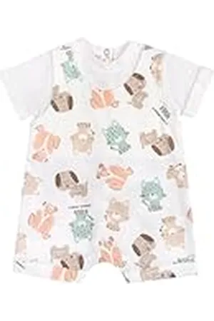 chicco Pelele Recién Nacido, Mono con Cómoda Apertura con Botones, en Suave Algodón, Lavable en Lavadora, Ropa Bebé 0-24 Meses, Diseñado en Italia