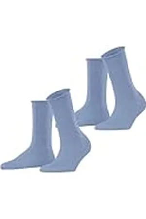 ESPRIT Basic Pure Multipack W So algodón lisos 2 pares, Calcetines Mujer, , 35-38