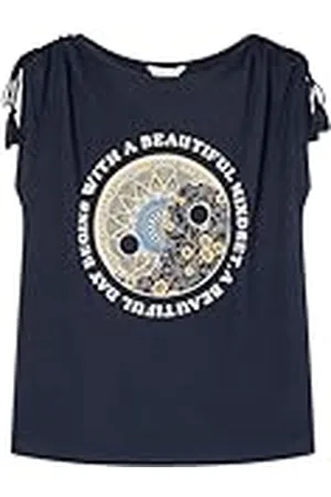 Springfield SPRINGFILED, Mujer, Camiseta "Ying Yang", Navy, M