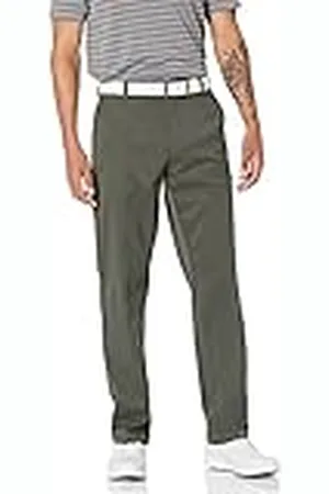 Amazon Pantalón de Golf Elástico de Ajuste Clásico (Disponible en Talla Grandes y Largos Especiales) Hombre, , 35W / 29L
