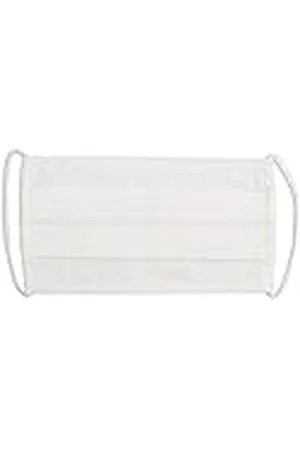 Doudou et Compagnie DC3749 - Máscara de algodón liso, talla L, color blanco