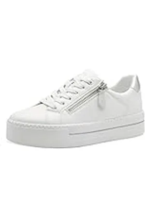 Jana Damen Plateau Sneaker mit Reißverschluss Vegan, Zapatillas Mujer, , 42 EU