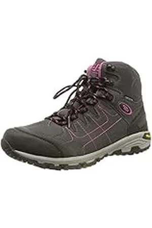 BRUTTING Mount Shasta High, Zapatillas para Correr de Diferentes Deportes Mujer, Gris, Negro y Rosa, 39 EU