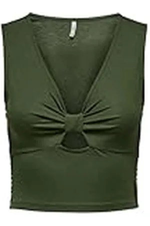 ONLY ONLJANY S/L Twist Top JRS Camiseta sin Mangas, , XL para Mujer