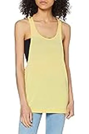 Urban classics Ladies Loose Burnout Tank Camiseta sin Mangas, , XL para Mujer