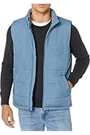 Amazon Chaleco Acolchado en Tejido de Grosor Medio Hombre, , S