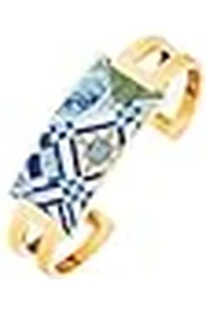 Christian Lacroix XF11010LD-M - Pulsera de latón bañado en Oro y Brillante para Mujer, Talla Mediana