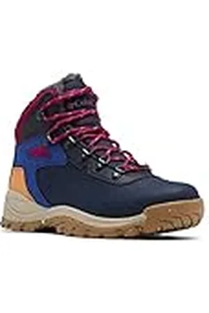 Columbia Newton Ridge Plus Omni Heat, Zapatillas para Caminar Mujer, Cebolla roja Nocturna Oscura, 36.5 EU