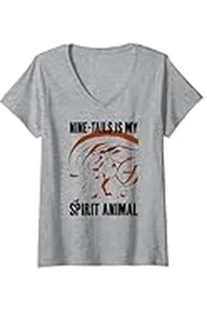 Naruto Mujer Shippuden Nine-Tails es mi animal espiritual Camiseta Cuello V
