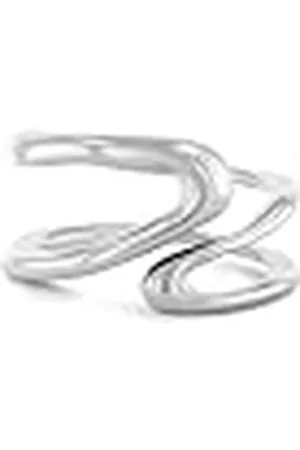 Calvin Klein Anillo Abierto para Mujer Colección CK STATEMENT LINKS de Acero Inoxidable - 35000751C