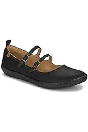 El Naturalista N5348 Coral, Zapatos Planos Mary Jane Mujer, Black, 36 EU