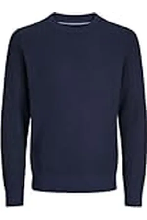 JACK & JONES Jprblaliam Knit Crew Neck Jersey de Punto, , S para Hombre