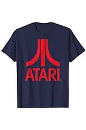 Atari Games Red Retro Vintage Gaming Fun Arcade Look Camiseta