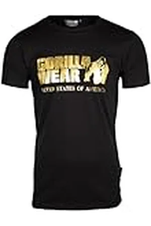 Gorilla Wear Classic T-Shirt - Black/Gold - XXL