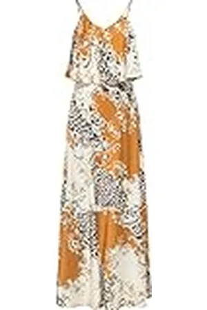 Faina Vestido Largo con Estampado Integral, , S para Mujer