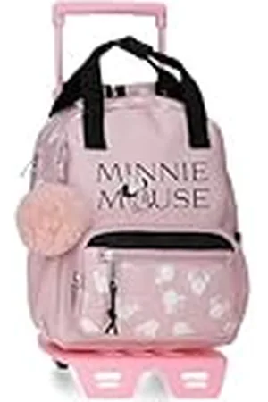Disney Joumma Minnie Heads Mochila Escolar con Carro 23x28x10 cms Poliéster 6,44L