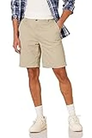Amazon Pantalones Cortos Chinos de 23 cm con Corte Clásico Hombre, , 32W