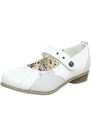 QS by s.Oliver Casual - Bailarinas de Material sintético niña, Color Blanco, Talla 33