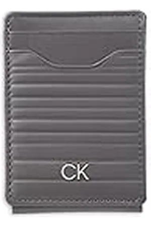 Calvin Klein Cartera de Piel con Bolsillo Frontal magnético RFID para Hombre, Color , Talla única, Color