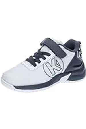 Kempa Attack 2.0 Junior Game Changer, Balonmano, Calzado Deportivo, Zapatillas de Deporte, weiß/Marine, 30 EU