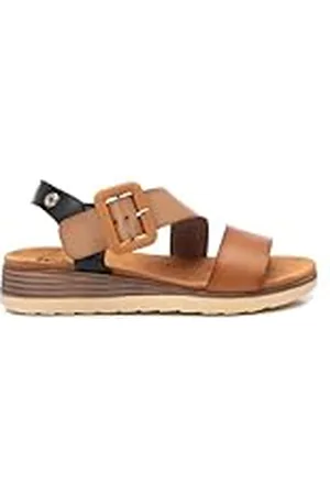 Refresh Sandalia Mujer Camel - Calzado Cómodo y Versátil - Moda casual - Modelo 17284402 (Talla 38)