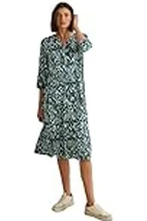 CECIL B144392 Vestido con Volantes con Estampado, , XS Mujeres